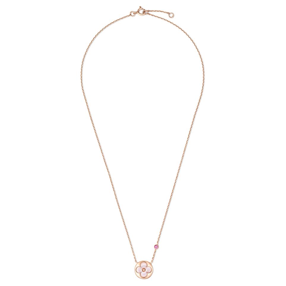 Lookbook (W) LOUIS VUITTON Color Blossom BB Loket Emas 18K Merah Jambu untuk Wanita. Q03881