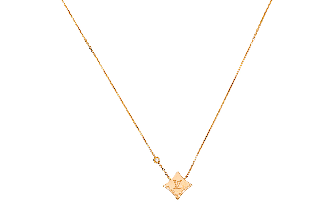 (Women) Louis Vuitton Color Blossom BB Floral Pendant 18K Gold Diamond Necklace for Women Q93612 圖 5