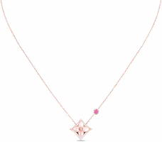 Order (W) Collar Louis Vuitton Color Blossom BB Oro Rosa de 18K Edición Limitada Mujer. Q03099