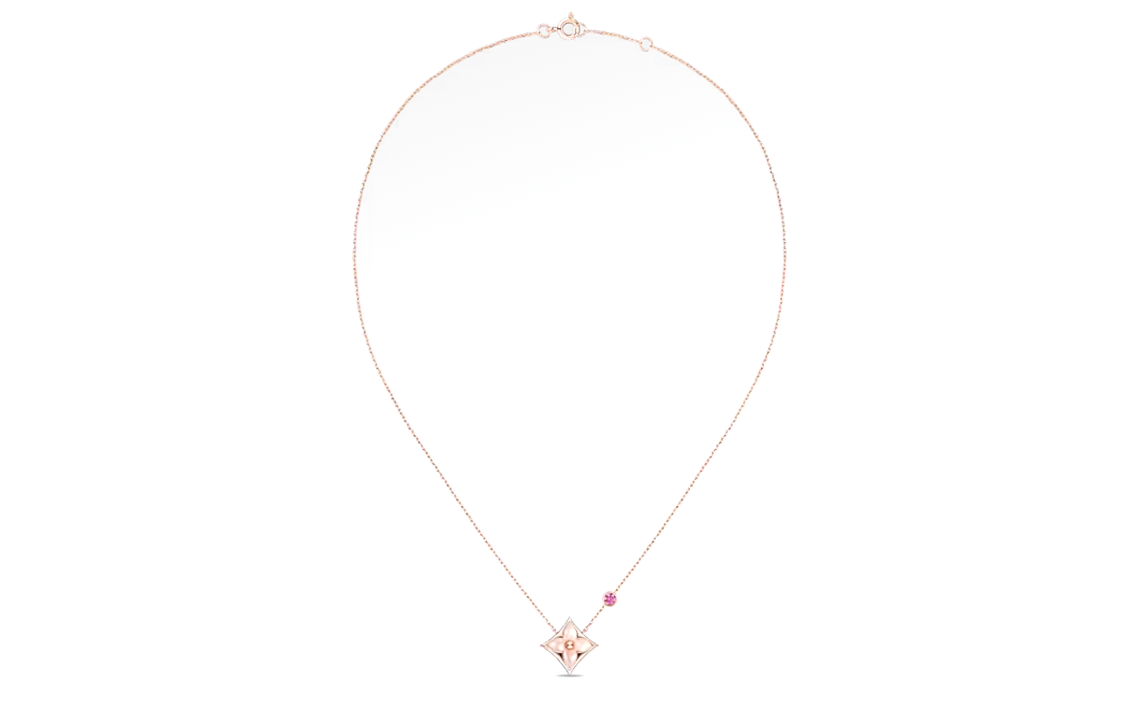(Women) Louis Vuitton Color Blossom BB Limited 18K Rose Gold Necklace for Women Q03099 圖 3