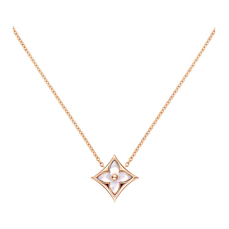 (Women) LOUIS VUITTON Color Blossom Gold Necklace for Women Q93521