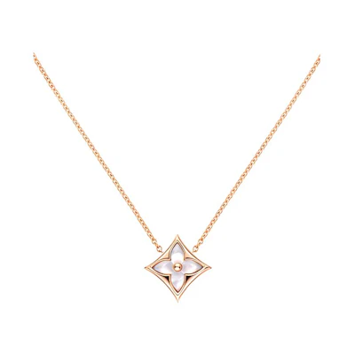 (Women) LOUIS VUITTON Color Blossom Gold Necklace for Women Q93521