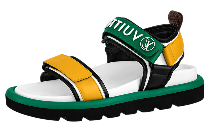 (Women) Louis Vuitton Comfort Fashion Slide 'Yellow Green' 1A9OD3