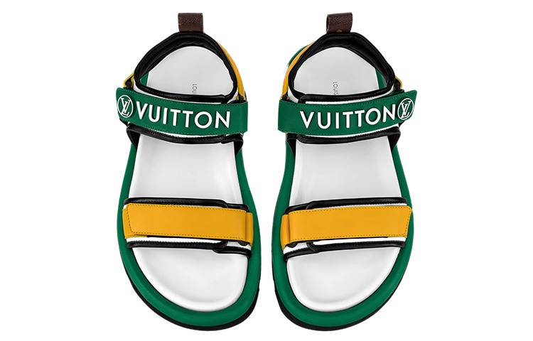 Purchase (W) Louis Vuitton Sandalia de Moda Cómoda 'Amarillo Verde' 1A9OD3