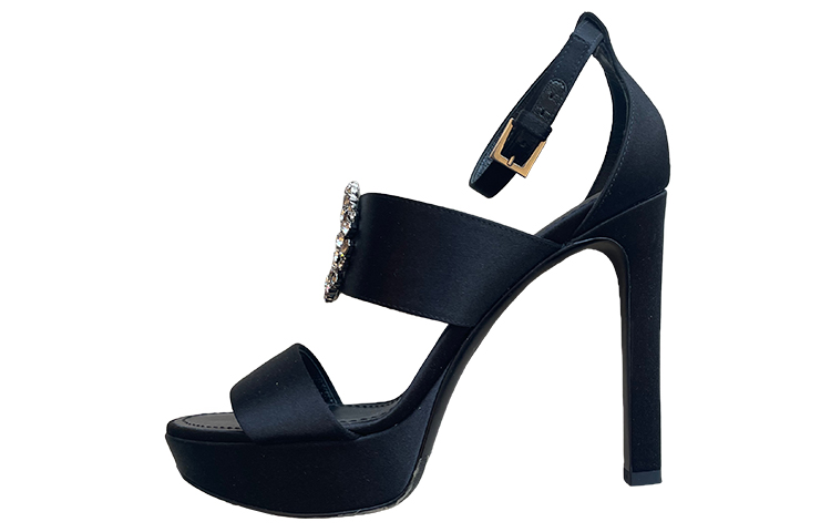 (Women) Louis Vuitton Comfort Toe-Loop Buckle Slide 'Black' 1A663F