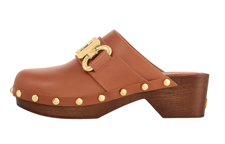 (Women) Louis Vuitton Cottage 'Brown Open Toe Slipper' 1AC75C