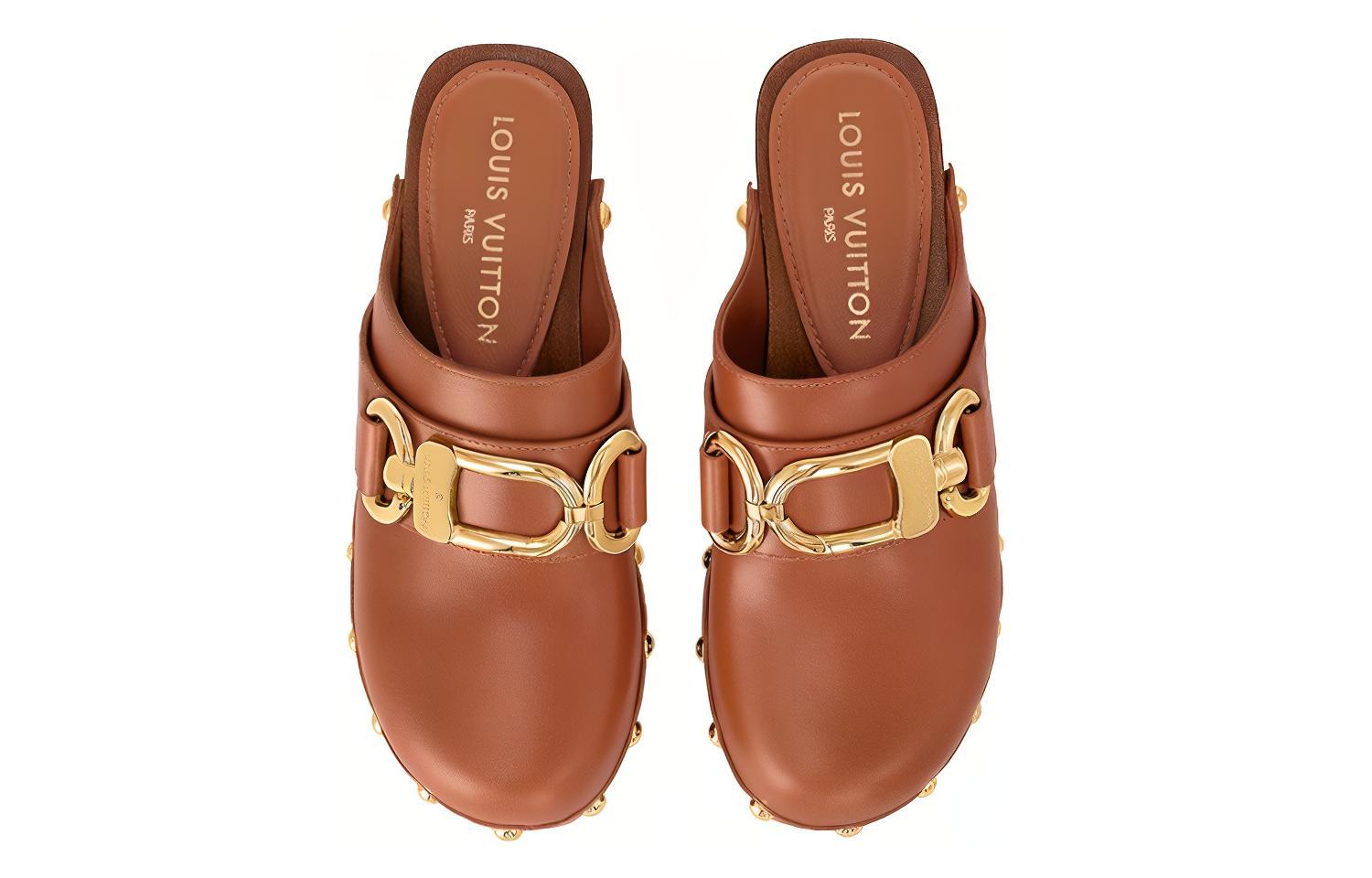 Shop (W) Louis Vuitton Cottage ''Sandale Marron à Bout Ouvert'' 1AC75C