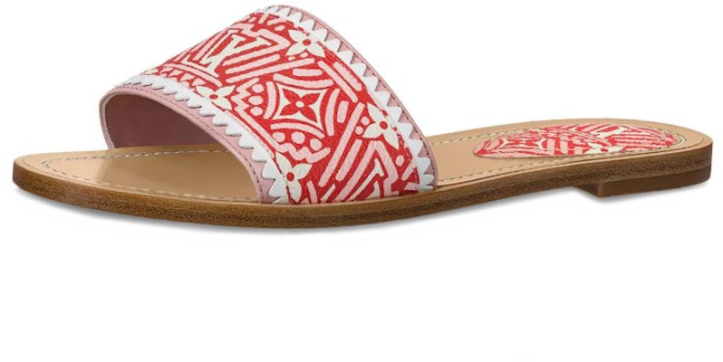 (Women) Louis Vuitton Crafty Lock It Slides 'White Red Pink' 1A85CD Order (Women) Louis Vuitton Crafty Lock It Slides 'White Red Pink' 1A85CD
