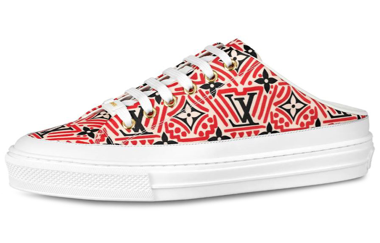 (Women) Louis Vuitton Crafty Stellar Mules 'Red Black White' 1A85MU