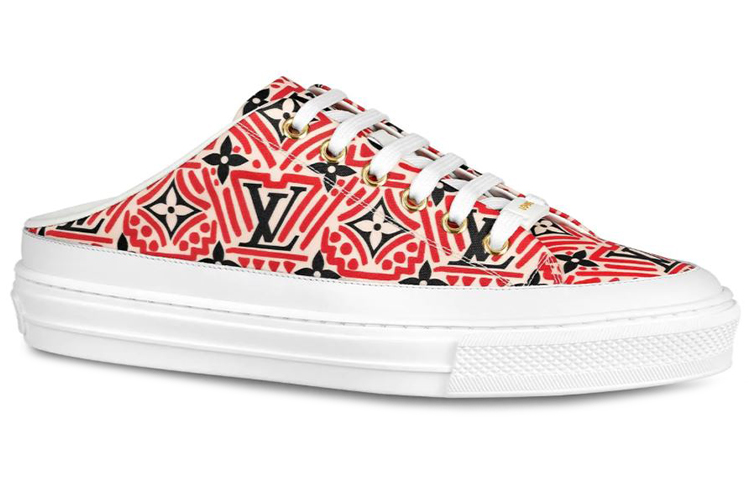 Order (W) Louis Vuitton Crafty Stellar Mules 'Rojo Negro Blanco' 1A85MU
