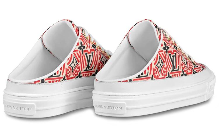 Lookbook (W) Louis Vuitton Crafty Stellar Mules 'Rojo Negro Blanco' 1A85MU