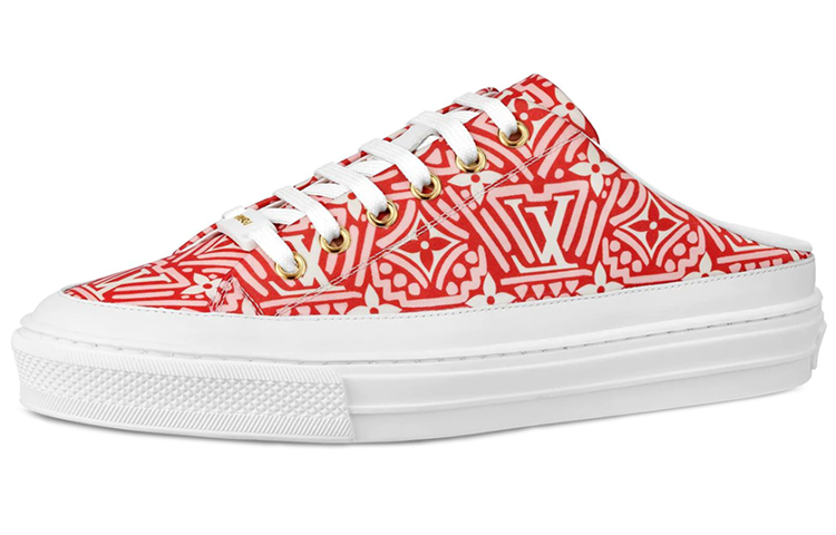 (Women) Louis Vuitton Crafty Stellar Mules 'Red White' 1A85NN