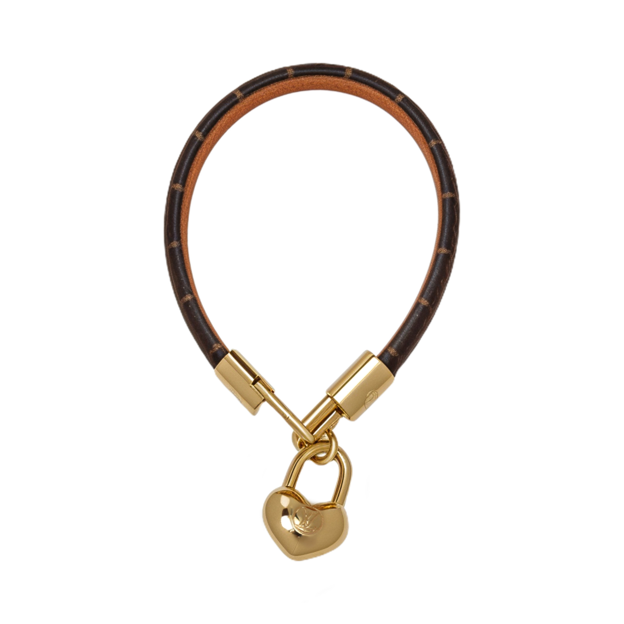 (Women) LOUIS VUITTON Crazy In Lock Canvas Bracelet for Women M6451