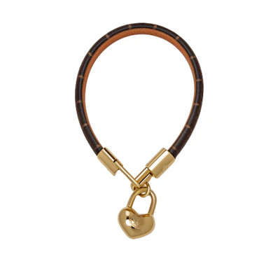 (Women) LOUIS VUITTON Crazy In Lock Canvas Bracelet for Women M6451