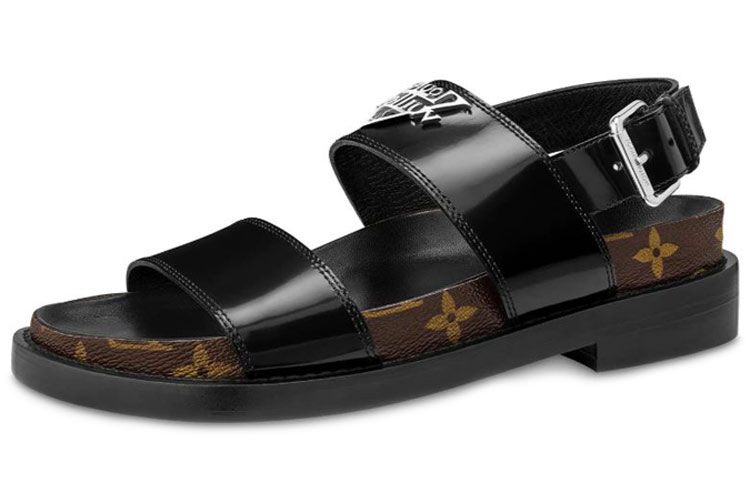 (W) LV Crossroads sandals 'Black'