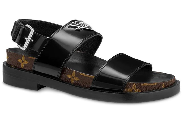(W) LV Crossroads sandals 'Black' 圖 2