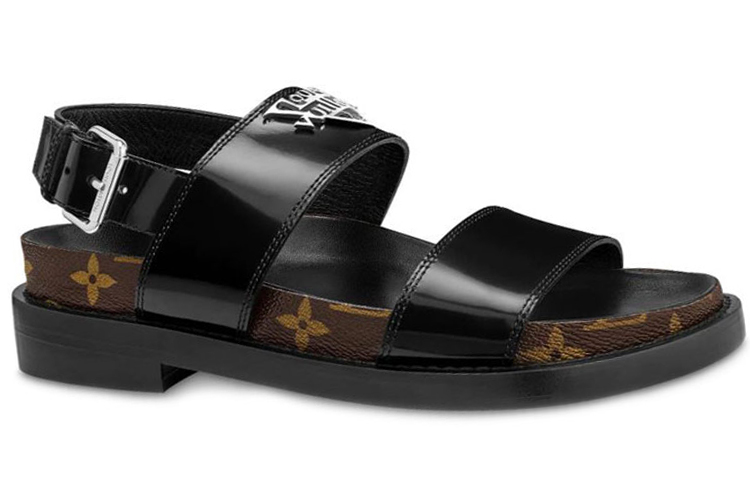 (W) LV Crossroads sandals 'Black' 圖 3