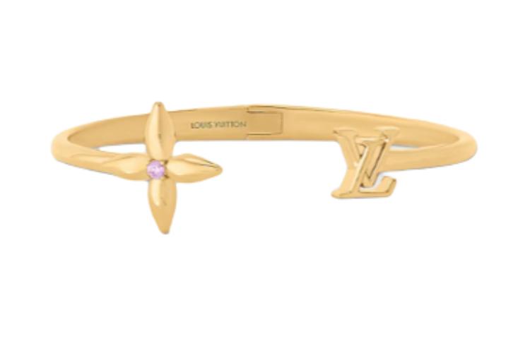 Order (W) Gelang LOUIS VUITTON Crystal Logo Emas untuk Wanita M1441M