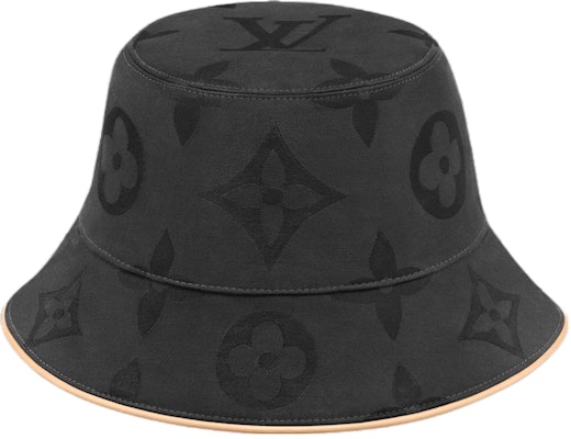 (W) 路易威登Dailygram黑色提花老花渔夫帽 M7164S Buy (W) 路易威登Dailygram黑色提花老花渔夫帽 M7164S
