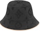 Buy (W) 路易威登Dailygram黑色提花老花渔夫帽 M7164S