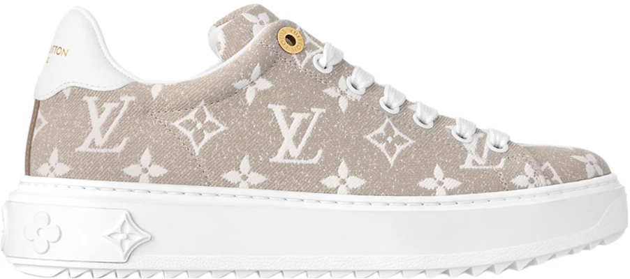 (W) Louis Vuitton Baskets Basses Décontractées en Denim Confort ''Beige'' 1AC29A Order (W) Louis Vuitton Baskets Basses Décontractées en Denim Confort ''Beige'' 1AC29A