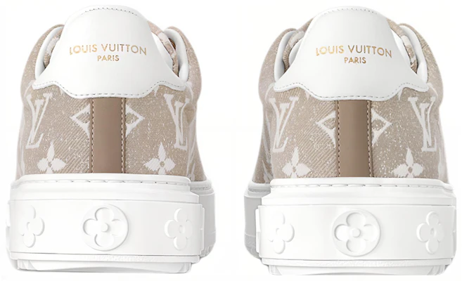 (W) Louis Vuitton Baskets Basses Décontractées en Denim Confort ''Beige'' 1AC29A Purchase (W) Louis Vuitton Baskets Basses Décontractées en Denim Confort ''Beige'' 1AC29A