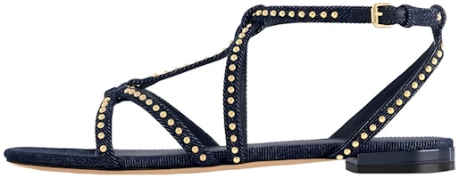 (Women) Louis Vuitton Denim Slide Sandal 'Deep Blue' 1ACM3Z (Women) Louis Vuitton Denim Slide Sandal 'Deep Blue' 1ACM3Z
