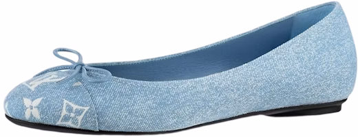 (Women) Louis Vuitton Pool Pillow Ballet Shoes 'Blue with Tip Monogram' 1AB1LD (Women) Louis Vuitton Pool Pillow Ballet Shoes 'Blue with Tip Monogram' 1AB1LD