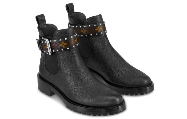 Lookbook (W) Louis Vuitton Discovery ''Schwarzer Kalbsleder-Stiefeletten'' 1A4GZT