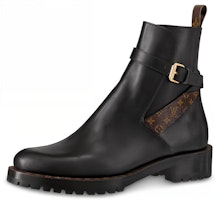 (Women) Louis Vuitton Discovery Ankle Boot 'Black Calf Leather' 1A5LCQ (Women) Louis Vuitton Discovery Ankle Boot 'Black Calf Leather' 1A5LCQ