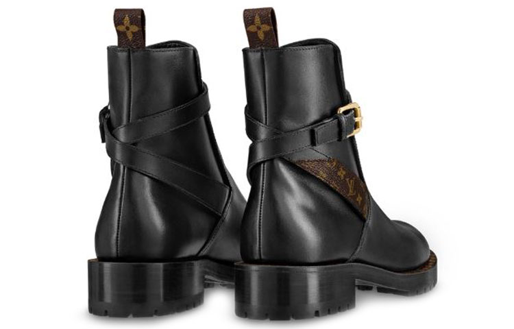 Shop (W) Bottes Louis Vuitton Discovery ''Cuir de Veau Noir''. 1A5LCQ