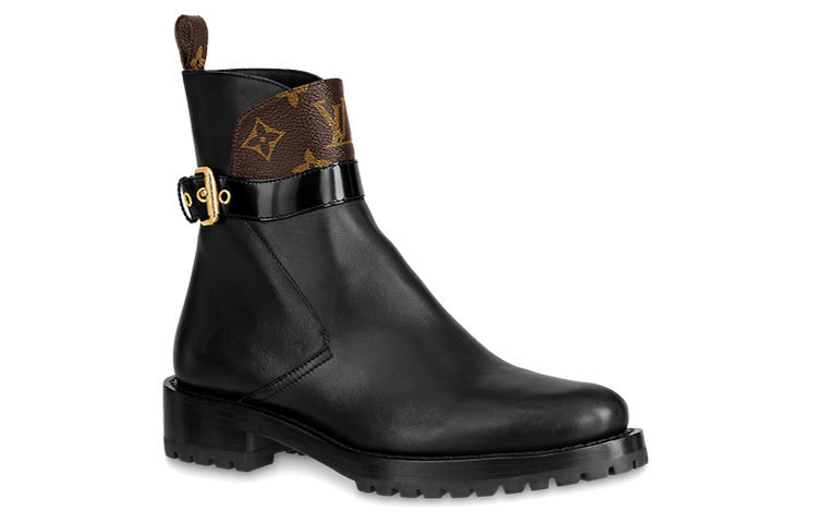 Order (W) Bottes Louis Vuitton Discovery ''Noir avec Haut Monogrammé'' 1A868J
