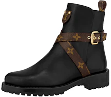 (Women) Louis Vuitton Discovery Flat Ankle Boot 'Black' 1A8WBX (Women) Louis Vuitton Discovery Flat Ankle Boot 'Black' 1A8WBX