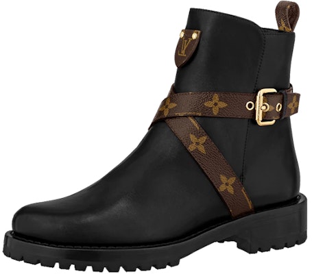 (Women) Louis Vuitton Discovery Flat Ankle Boot 'Black' 1A8WBX Buy (Women) Louis Vuitton Discovery Flat Ankle Boot 'Black' 1A8WBX