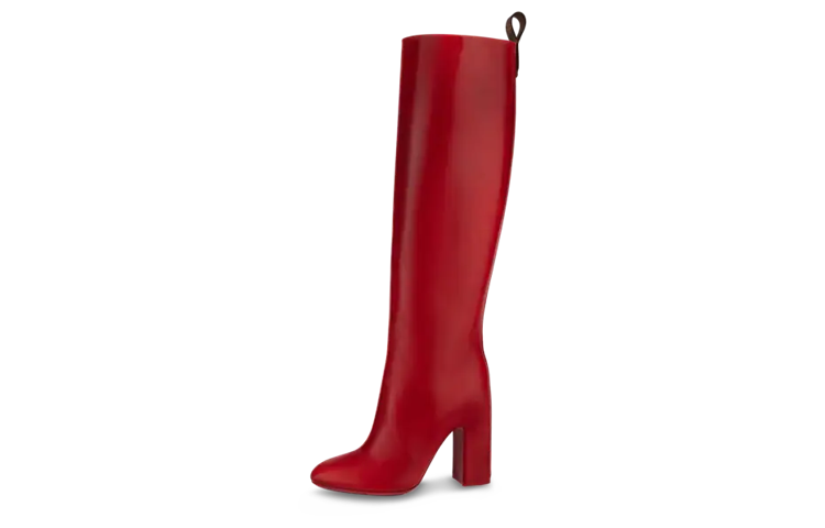 (W) LV Dona High Top Boot 'Red'