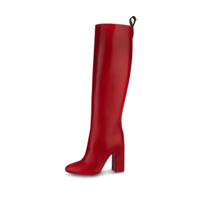 (W) LV Dona High Top Boot 'Red'