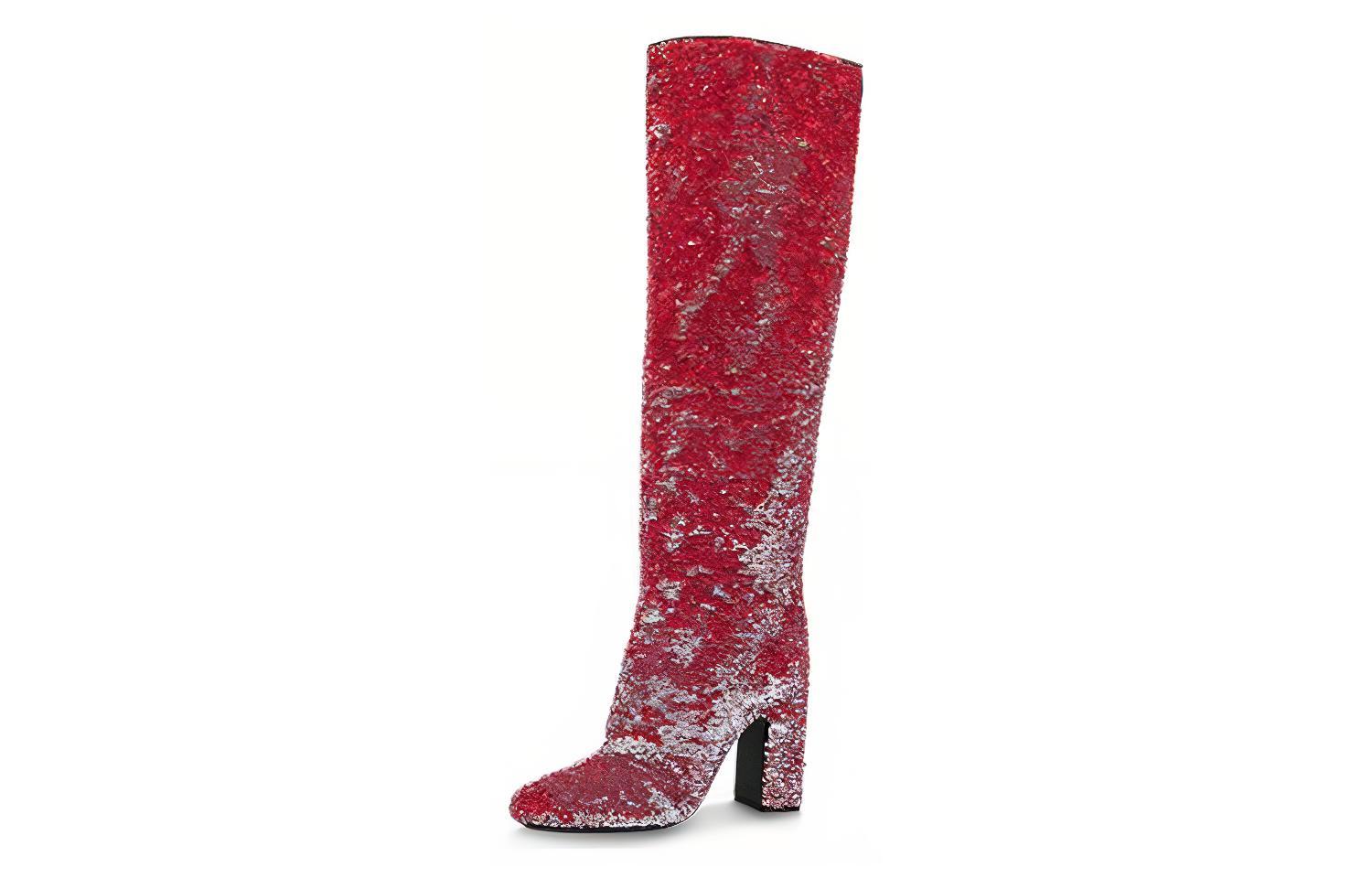 (Women) Louis Vuitton Donna High-Top Boot 'Red' 1AB0KA