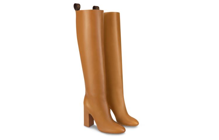 Lookbook (W) Louis Vuitton Damenstiefel Hoch ''Braun'' 1AAODH
