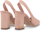 Shop (W) Louis Vuitton Donna Scarpe Tacco Alto Chunky in Pelle Rosa 1ABGIJ