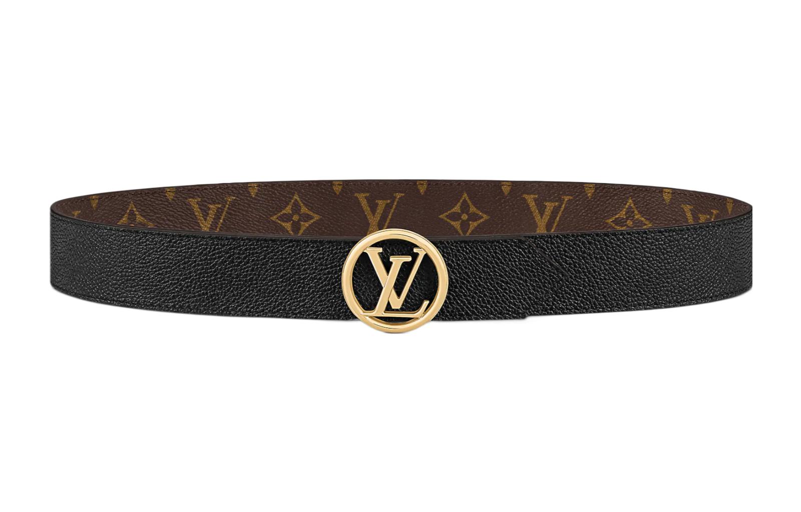 (Women) Louis Vuitton Double-Sided Logo Belt 35cm Fashion Accessory M0564T 圖 2