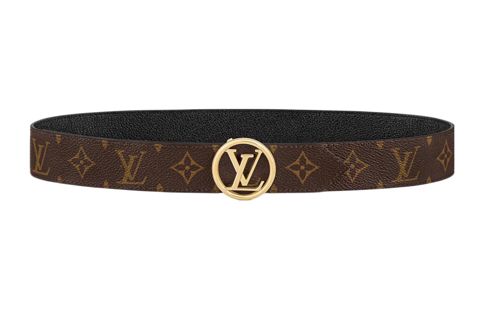 (Women) Louis Vuitton Double-Sided Logo Belt 35cm Fashion Accessory M0564T 圖 3