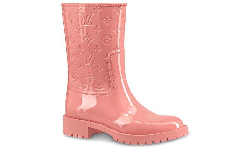 Order (W) Louis Vuitton Drop ''Highlight Waterproof Rubberlaars Roze'' 1A45IX