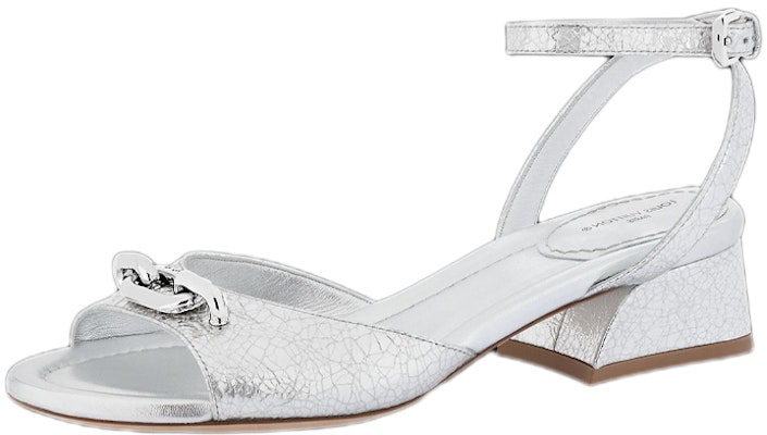 (Women) Louis Vuitton Edge 'Silver Open-Toe Strap Sandals' 1ABGTL Buy (Women) Louis Vuitton Edge 'Silver Open-Toe Strap Sandals' 1ABGTL