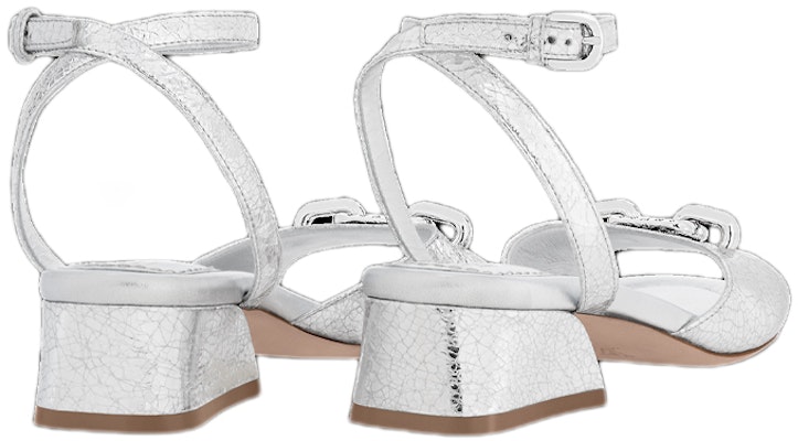 (Women) Louis Vuitton Edge 'Silver Open-Toe Strap Sandals' 1ABGTL Shop (Women) Louis Vuitton Edge 'Silver Open-Toe Strap Sandals' 1ABGTL