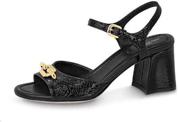 (W) Louis Vuitton Edge Sandalia de Cuero Negro 'Tendencia de Moda con Correa Única' 1ABGGC Buy (W) Louis Vuitton Edge Sandalia de Cuero Negro 'Tendencia de Moda con Correa Única' 1ABGGC