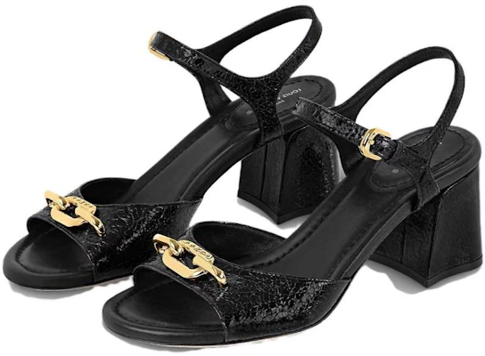 (W) Louis Vuitton Sandales Noires ''Edge en Cuir à Bride Unique Tendance Mode'' 1ABGGC Lookbook (W) Louis Vuitton Sandales Noires ''Edge en Cuir à Bride Unique Tendance Mode'' 1ABGGC
