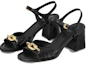Lookbook (W) Louis Vuitton Sandales Noires ''Edge en Cuir à Bride Unique Tendance Mode'' 1ABGGC