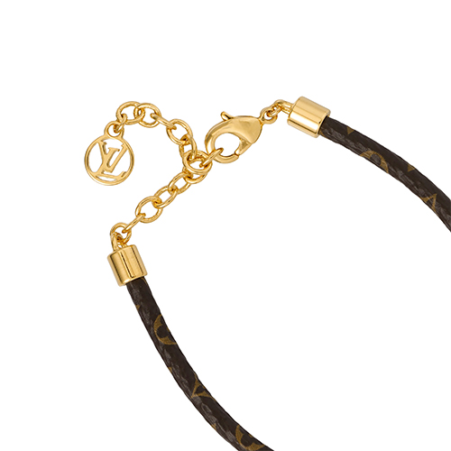 (Women) LOUIS VUITTON Elegant Rabbit Metal Bracelet Women Brown/Gold M8143Z 圖 6
