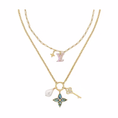 (Women) LOUIS VUITTON Embellished Design Gold Necklace for Women Gold. M02318