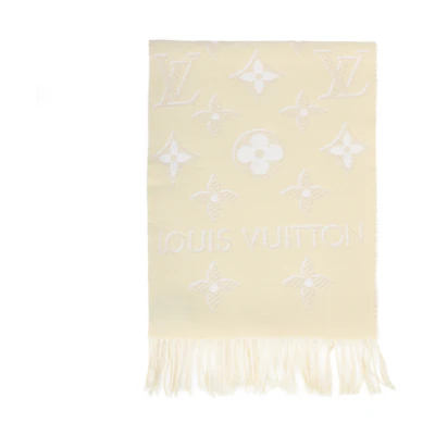 (Women) Louis Vuitton Essential Shine Wool Knit Scarf Yellow Womens. M78897